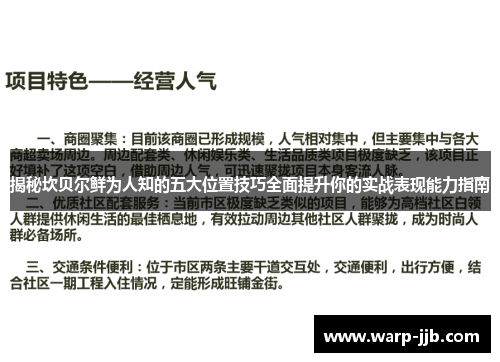 揭秘坎贝尔鲜为人知的五大位置技巧全面提升你的实战表现能力指南